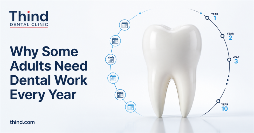 Why Some Adults Need Dental Treatment Every Year, and Others Go a Decade Without a Single Cavity