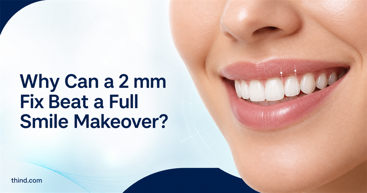 Why a 2 Millimetre Dental Correction Can Change How Attractive Your Smile Looks More Than a Full Makeover