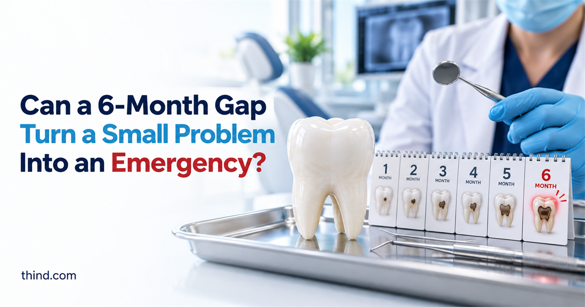 The 6-Month Gap That Turns a Small Dental Problem Into an Emergency Decision