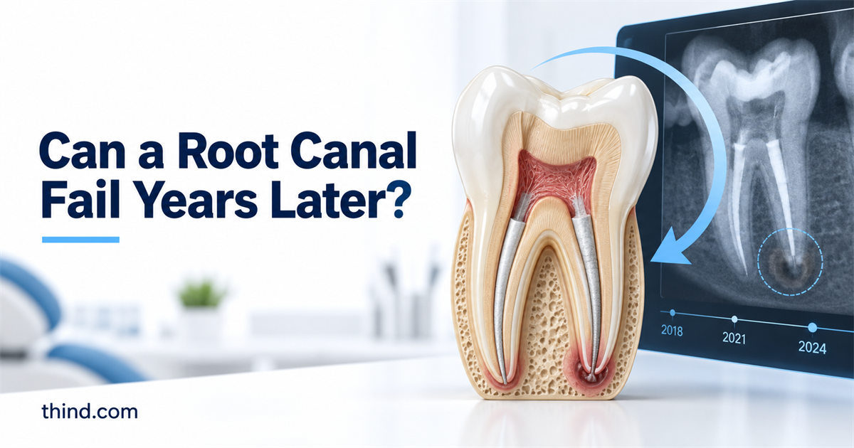 Can a Root Canal Fail Years Later?