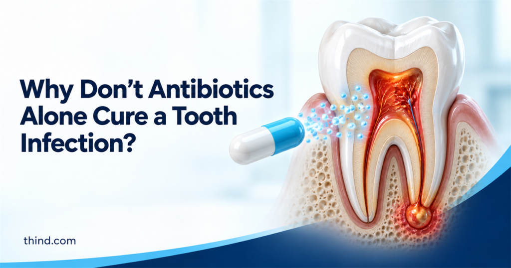 Why Antibiotics Alone Rarely Cure a Tooth Infection, According to 2026 Dental Research
