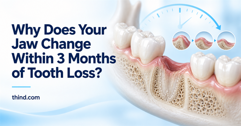 Why Your Jaw Starts Changing Within Three Months of Losing a Tooth, Not Years Later