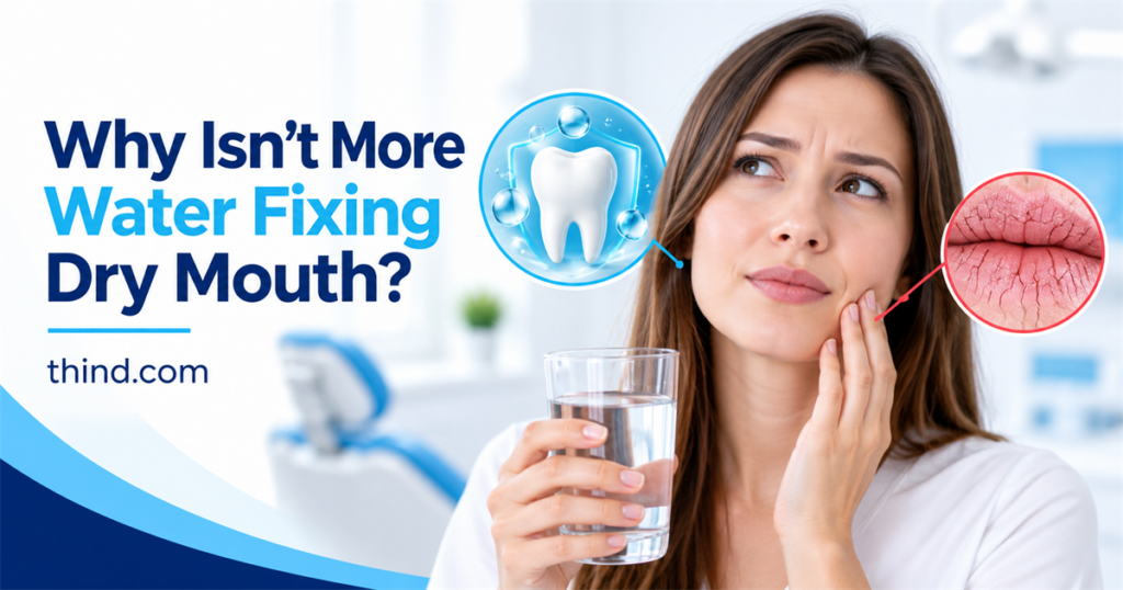Why Drinking More Water May Not Be Enough to Fix Dry Mouth: What Three Studies Show