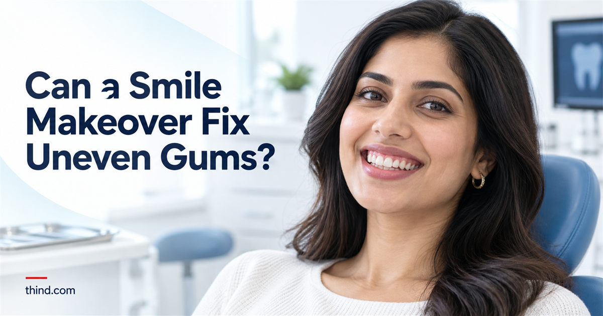 Can a Smile Makeover Fix Uneven Gums Too?
